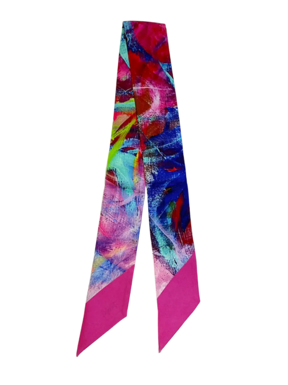 Elaine Turner NOLA RoKi Silky Scarf By Debbie Pakzaben (Purple /Pink)