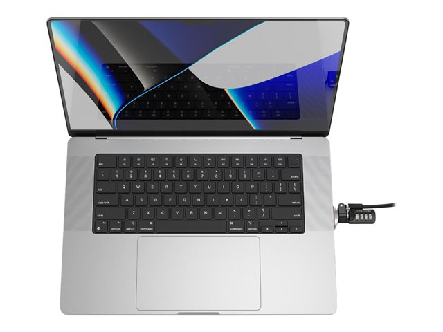 Elara Compulocks Ledge Lock Adapter For MacBook Pro 16" M1 M2 & M3 With Combination Cable Lock
