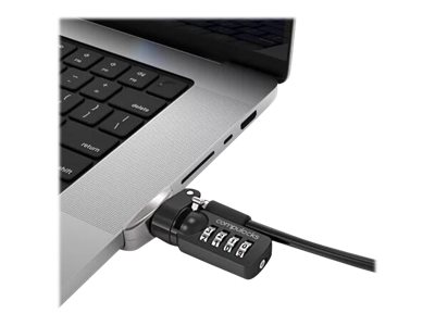 Elara Compulocks Ledge Lock Adapter For MacBook Pro 16" M1 M2 & M3 With Combination Cable Lock