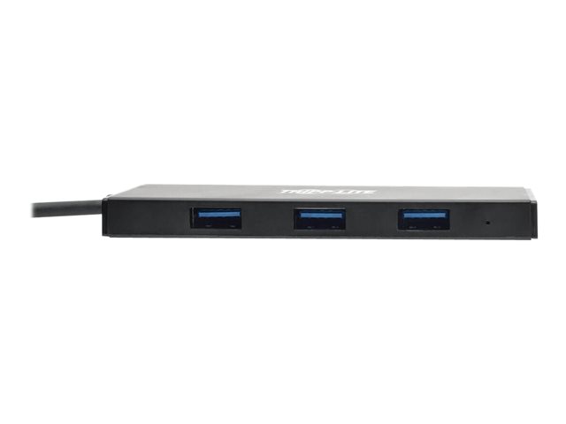 Elara Eaton Tripp Lite Series 4-Port Portable Slim USB 3.0 Superspeed Hub W/ Built In Cable