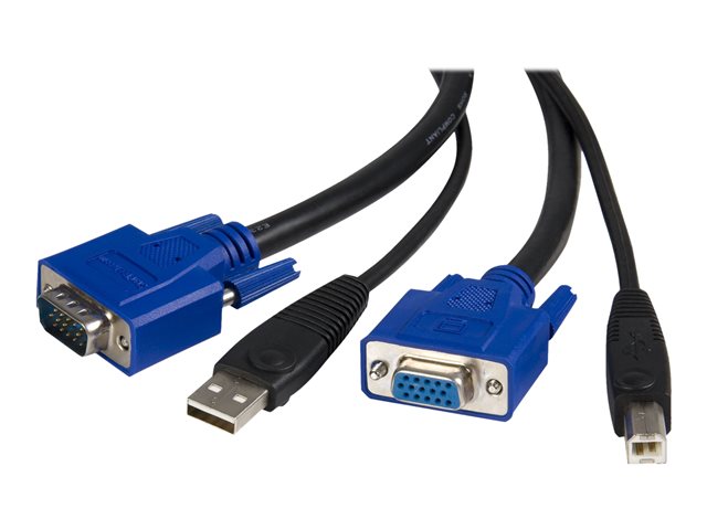elara StarTech.com 2-in-1 USB KVM Cable