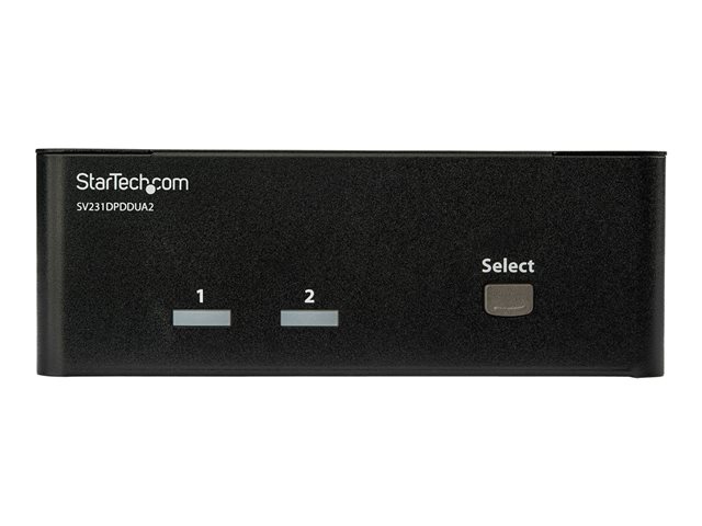 Elara StarTech.com 2-Port DisplayPort KVM Switch