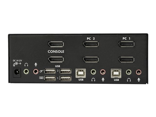 Elara StarTech.com 2-Port DisplayPort KVM Switch