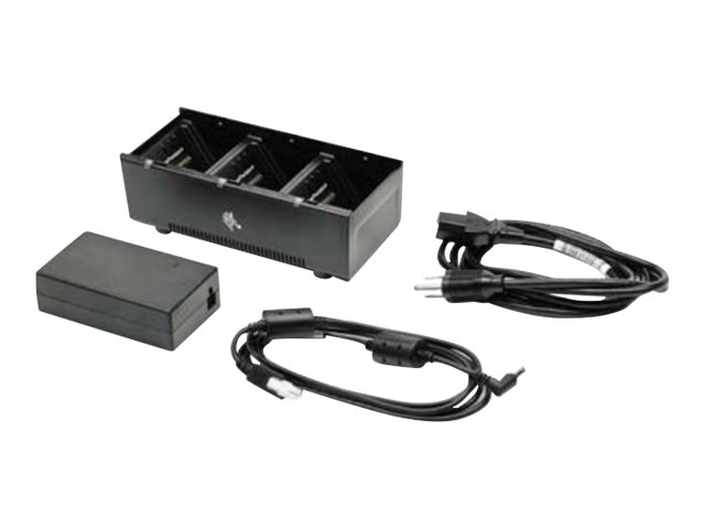 elara Zebra 3-Slot Battery Charger