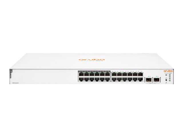 elara HPE Networking Instant On 1830 24G 12p Class4 PoE 2SFP 195W Switch
