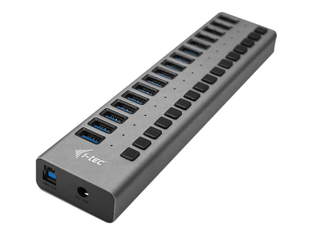 elara i-Tec USB 3.0 Charging HUB 16 port + Power Adapter 90 W