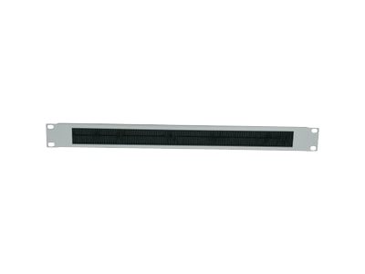 elara Intellinet 19" Cable Entry Panel 1U with Brush insrt Black