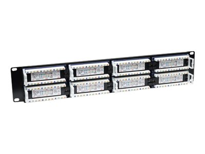 Elara Intellinet Patch Panel Cat5e UTP 48-Port 2U Black