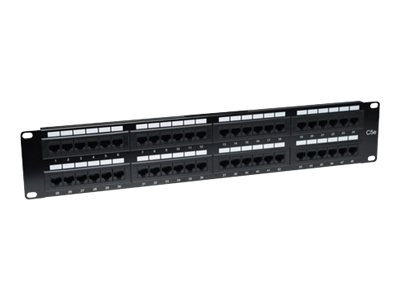 Elara Intellinet Patch Panel Cat5e UTP 48-Port 2U Black