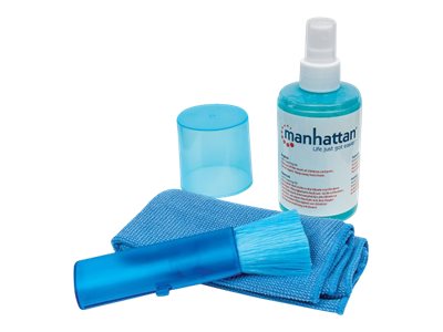 Elara Manhattan LCD Cleaning Kit Alcohol-free Includes Cleaning Solution (200ml) Brush And Microfibre Cloth Ideal For Use On Monitors/laptops/keyboards/