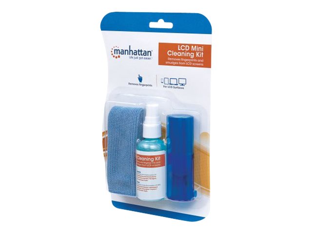 Elara Manhattan LCD Cleaning Kit (mini) Alcohol-free Includes Cleaning Solution (60ml) Brush And Microfibre Cloth Ideal For Use On Monitors/laptops/keyb