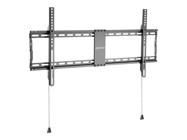elara Manhattan TV & Monitor Mount Wall (Low Profile) Fixed 1 screen Screen Sizes: 43-100" Black VESA 200x200 to 800x400mm Max 70kg Foldable for Ext