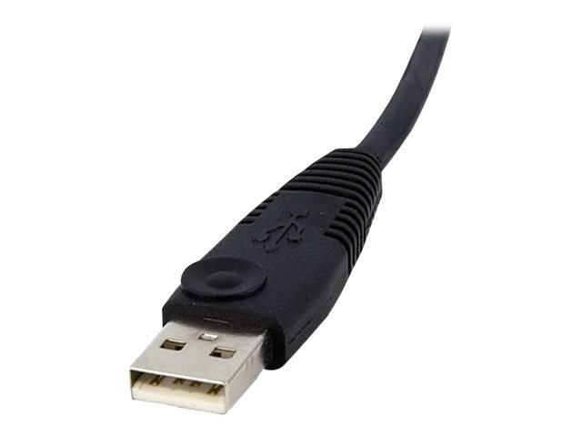 Elara StarTech.com 1 5ft / 4m 4-in-1 USB Dual Link DVI-D KVM Switch Cable W/ Audio & Microphone (DVID4N1USB15)