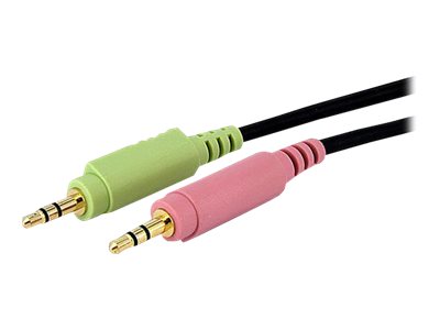 Elara StarTech.com 1 5ft / 4m 4-in-1 USB Dual Link DVI-D KVM Switch Cable W/ Audio & Microphone (DVID4N1USB15)