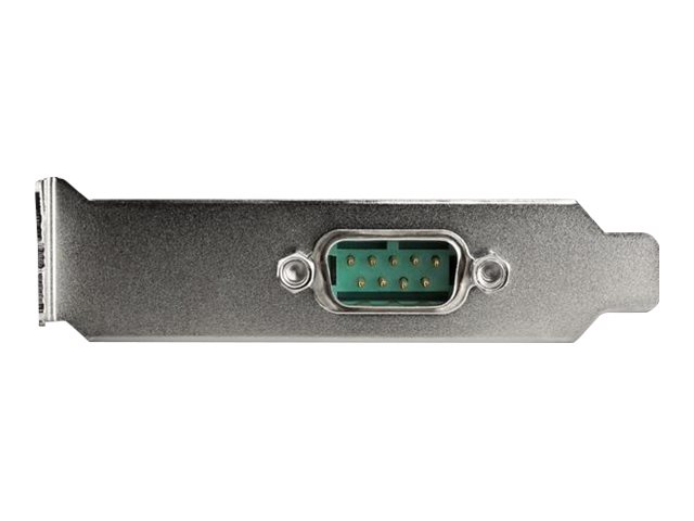 Elara StarTech.com 1-port PCI Express RS232 Serial Adapter Card PCIe RS232 Serial Host Controller Card PCIe To Serial DB9 COM Port 16950 UART Low Profil