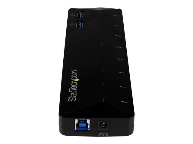 Elara StarTech.com 10 Port USB 3.0 Hub With Charge & Sync Ports