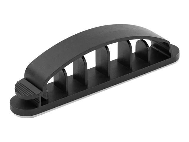 Elara StarTech.com 100 Pack Cable Management Clips Self Adhesive 6 Slot Cable Comb Resusable Desktop USB/Computer/Ethernet/AV Cord Organizer/Sticky Cable