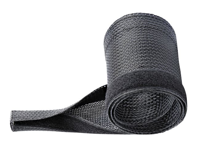 Elara StarTech.com 10ft (3m) Cable Management Sleeve Trimmable Heavy Duty Cable Wrap 1.2" (3cm) Dia Polyester Mesh Computer Cable Manager/Protector/Concea
