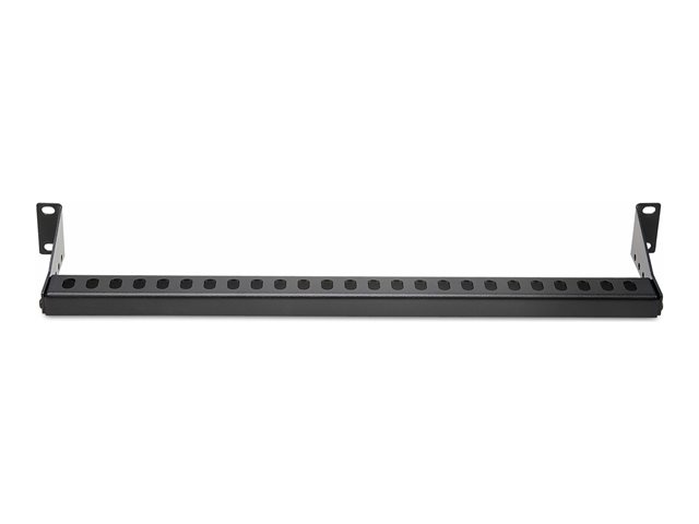 Elara StarTech.com 1U Rack Mountable Cable Lacing Bar W/Adjustable Depth Cable Support Guide For Organized 19" Racks/Cabinets Horizontal Cable Guide For P