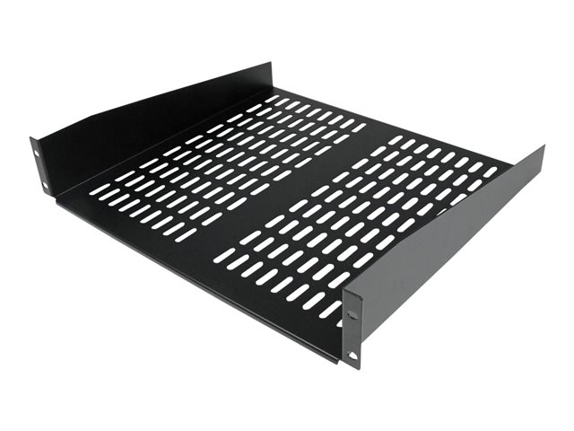 Elara StarTech.com 1U Server Rack Shelf 2U 16in Universal Fixed Vented Network Rack Shelf/Cantilever Tray For 19" AV/Data/Network Equipment Enclosure W/Cag