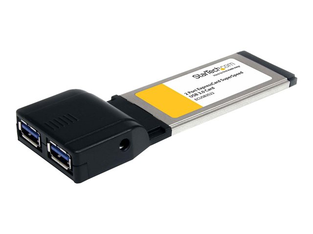 elara StarTech.com 2 Port ExpressCard SuperSpeed USB 3.0 Card Adapter with UASP