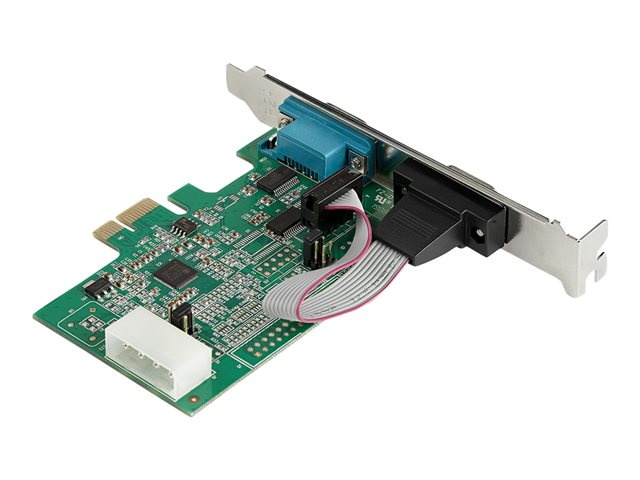 Elara StarTech.com 2-port PCI Express RS232 Serial Adapter Card PCIe RS232 Serial Host Controller Card PCIe To Dual Serial DB9 COM Port Card 16950 UART