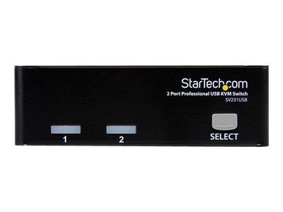Elara StarTech.com 2 Port Professional USB KVM Switch Kit With Cables