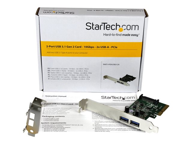 Elara StarTech.com 2-Port USB PCIe Card 10Gbps/port