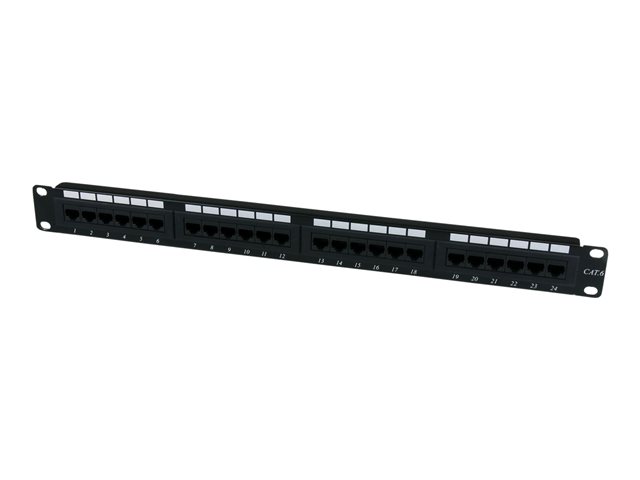 elara StarTech.com 24 Port 1U Rackmount Cat 6 110 Patch Panel