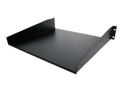 Elara StarTech.com 2U Fixed Server Rack Mount Shelf 16in Deep Steel Universal Cantilever Tray For 19" AV/Data/Network Equipment Rack With Cage Nuts & Screw