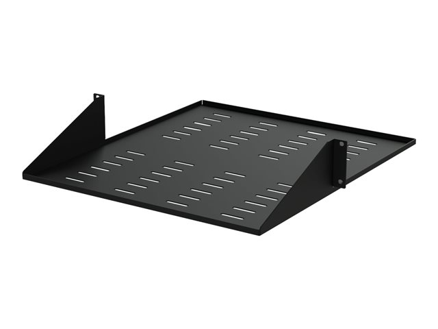 elara StarTech.com 2U Vented 19" 2-Post Network Rack Cabinet Shelf 20in Deep Center Mount Cantilever Tray Rackmount Shelf for AV/Data Equipment Enclosure w