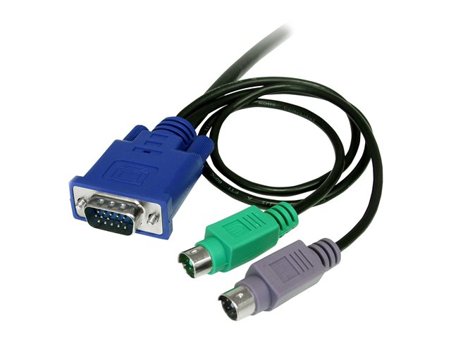 elara StarTech.com 3-in-1 Ultra Thin PS/2 KVM Cable