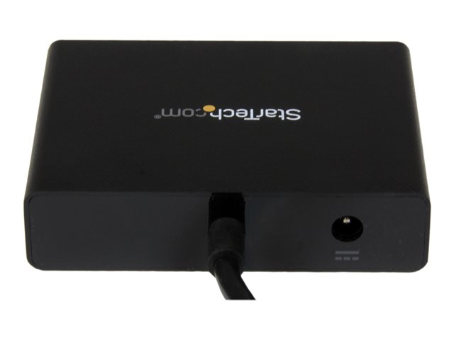 Elara StarTech.com 3-Port Multi Monitor Adapter DisplayPort 1.2 MST Hub Dual 4K 30Hz & 1x 1080p Video Splitter For Extended Desktop Mode On Windows PCs O