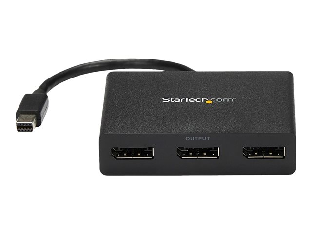 Elara StarTech.com 3-Port Multi Monitor Adapter Mini DisplayPort 1.2 To 3x DisplayPort MST Hub Triple 1080p Or Dual 4K 30Hz MDP To DP MST Video Splitter