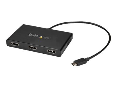 Elara StarTech.com 3-Port Multi Monitor Adapter USB-C To 3x HDMI Video Splitter USB Type-C DP 1.2 Alt Mode To HDMI MST Hub Dual 4K 30Hz Or Triple 1080p