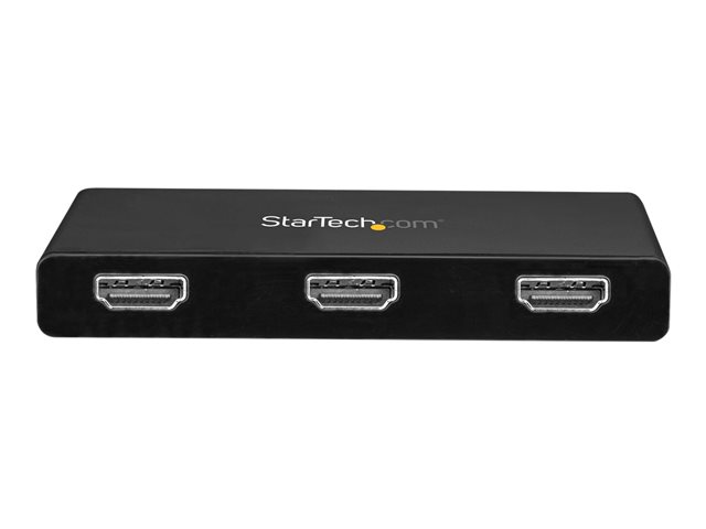 elara StarTech.com 3-Port Multi Monitor Adapter USB-C to 3x HDMI Video Splitter USB Type-C DP 1.2 Alt Mode to HDMI MST Hub Dual 4K 30Hz or Triple 1080p