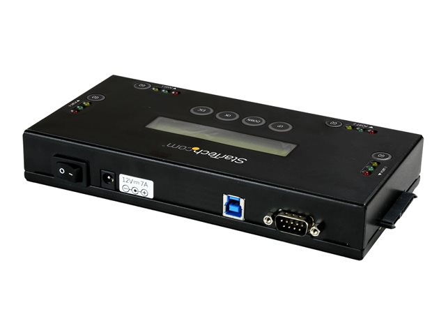 Elara StarTech.com 4 Bay SSD/HDD Hard Drive Eraser 2.5" & 3.5" SATA Hostless Standalone Secure Erase External Disk Sanitizer 9 Erase Modes RS232 Printer