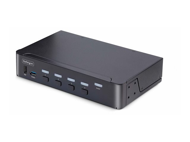 Elara StarTech.com 4-Port DisplayPort 1.4 KVM Switch 8K 60Hz / 4K 144Hz 2x USB 3.0 Ports 4x USB 2.0 Ports Hotkey Switching TAA Compliant (D86A2-4-PORT