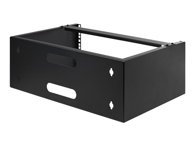 Elara StarTech.com 4U Wall Mount Rack 19" Wall Mount Network Rack 13.78 Inch Deep (Low Profile) Wall Mounting Patch Panel Bracket For Network Switches I