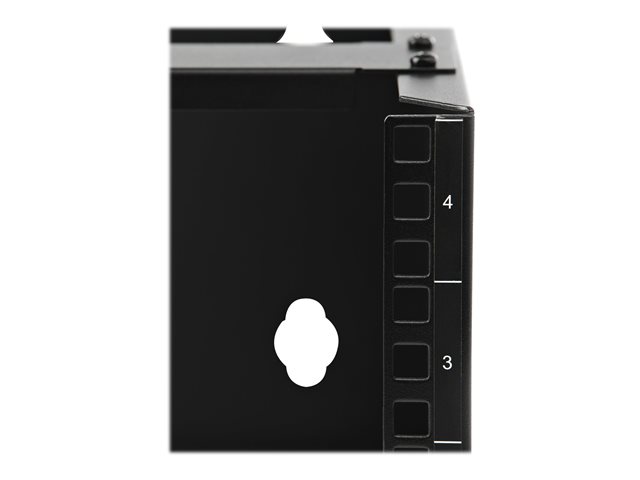 Elara StarTech.com 4U Wall Mount Rack 19" Wall Mount Network Rack 13.78 Inch Deep (Low Profile) Wall Mounting Patch Panel Bracket For Network Switches I