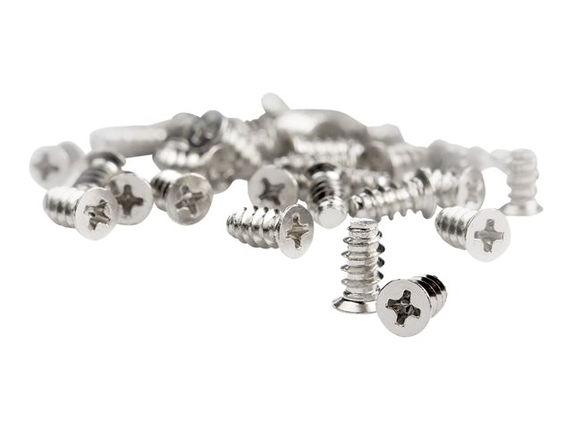 Elara StarTech.com 50-Pack M5 Screws 10mm Long Computer/PC Case Fan Screws Self-Tapping Computer Case Fan Mounting Screws Phillips/Flat Head Fits M5 Fan