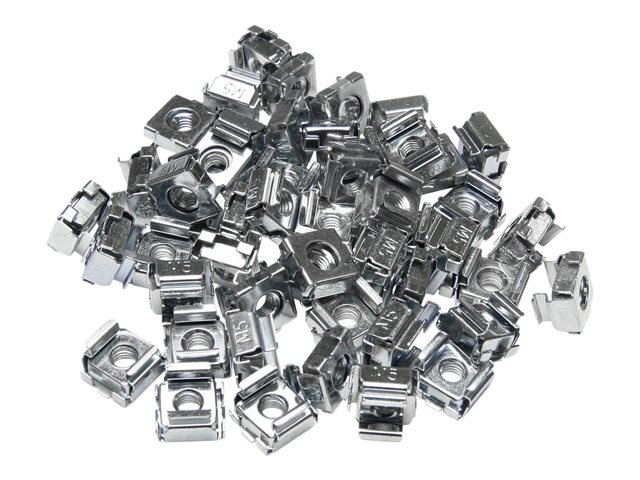 Elara StarTech.com 50 Pkg M5 Cage Nuts For Server Rack Cabinets