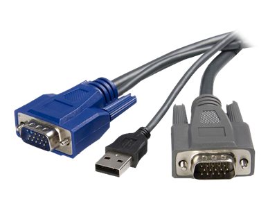 elara StarTech.com 6 ft Ultra-Thin USB VGA 2-in-1 KVM Cable (SVUSBVGA6)