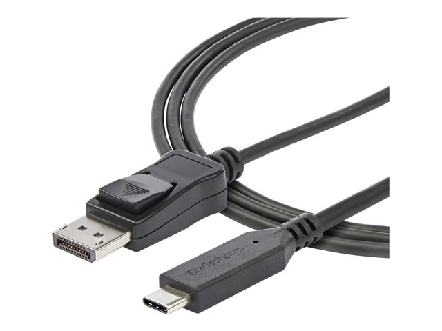 Elara StarTech.com 6ft/1.8m USB C To DisplayPort 1.4 Cable 4K/5K/8K USB Type-C To DP 1.4 Alt Mode Video Adapter Converter HBR3/HDR/DSC 8K 60Hz DP 1.4 Mon