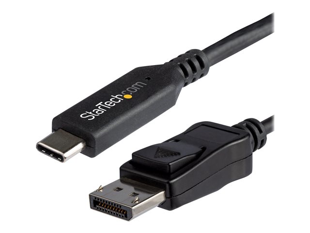 elara StarTech.com 6ft/1.8m USB C to DisplayPort 1.4 Cable 4K/5K/8K USB Type-C to DP 1.4 Alt Mode Video Adapter Converter HBR3/HDR/DSC 8K 60Hz DP 1.4 Mon