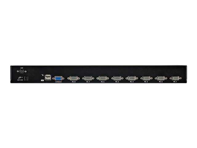 Elara StarTech.com 8 Port 1U Rackmount USB KVM Switch Kit With OSD And Cables