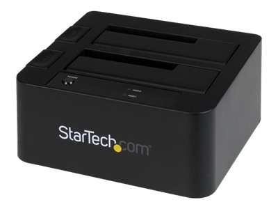 elara StarTech.com Dual-Bay USB 3.0 eSATA to SATA Hard Drive Docking Station USB Hard Drive Dock External 2.53.5 SATA IIIIII SSDHDD Docking Station Hot