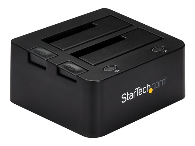 elara StarTech.com Dual-Bay USB 3.0 to SATA and IDE Hard Drive Docking Station USB Hard Drive Dock External 2.53.5 SATA III and IDE (40 pin) SSDHDD Dockin