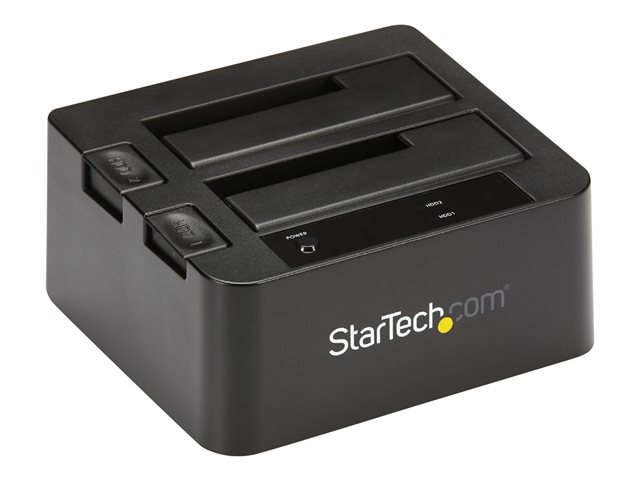 Elara StarTech.com Dual-Bay USB 3.1 To SATA Hard Drive Docking Station USB 3.1 (10 Gbps) Hard Drive Dock External 2.53.5 SATA IIIIII SSDHDD Docking Stati
