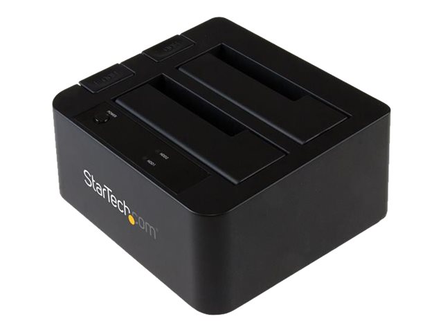 elara StarTech.com Dual-Bay USB 3.1 to SATA Hard Drive Docking Station USB 3.1 (10 Gbps) Hard Drive Dock External 2.53.5 SATA IIIIII SSDHDD Docking Stati